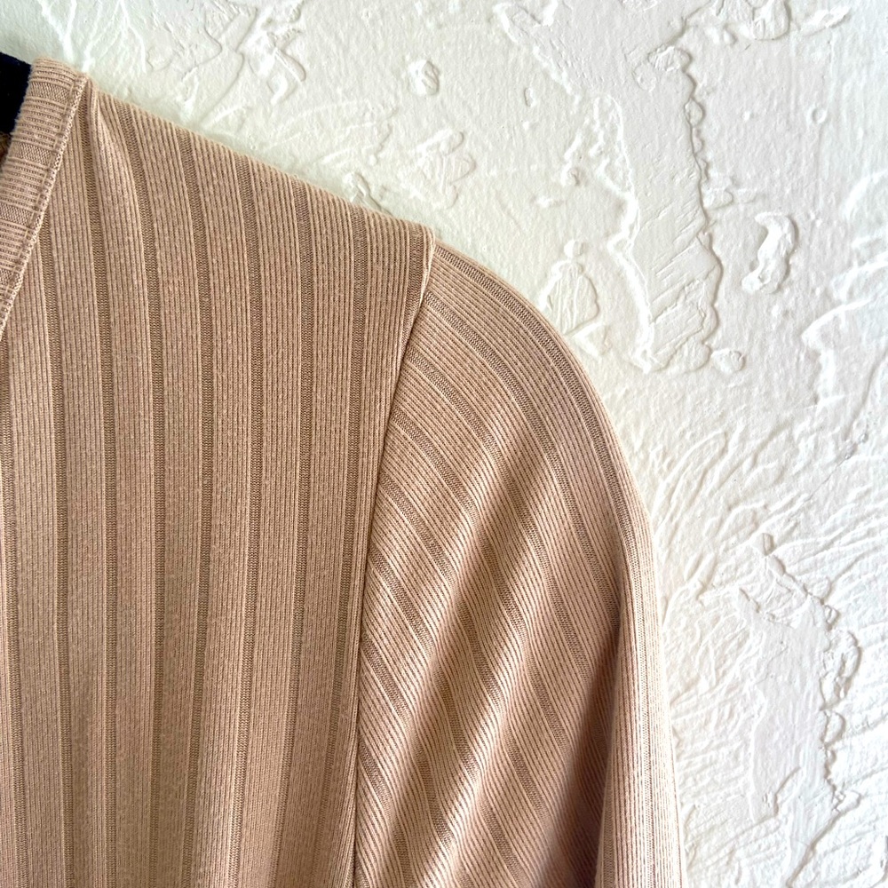 Pink Lily Ribbed Dresss - Picture 3 of 5